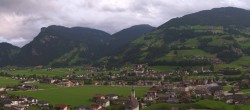 Archiv Foto Webcam Blick von Bichl auf Mayrhofen 19:00