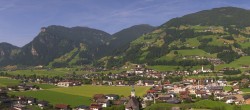 Archiv Foto Webcam Blick von Bichl auf Mayrhofen 09:00