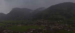 Archiv Foto Webcam Blick von Bichl auf Mayrhofen 19:00
