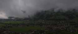 Archiv Foto Webcam Blick von Bichl auf Mayrhofen 05:00