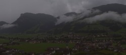 Archiv Foto Webcam Blick von Bichl auf Mayrhofen 17:00