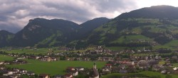 Archiv Foto Webcam Blick von Bichl auf Mayrhofen 17:00