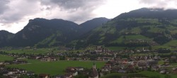 Archiv Foto Webcam Blick von Bichl auf Mayrhofen 07:00