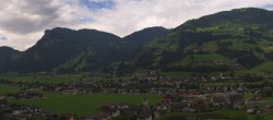 Archiv Foto Webcam Blick von Bichl auf Mayrhofen 09:00