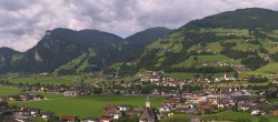Archiv Foto Webcam Blick von Bichl auf Mayrhofen 09:00