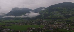 Archiv Foto Webcam Blick von Bichl auf Mayrhofen 05:00