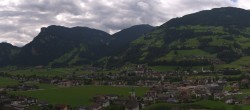 Archiv Foto Webcam Blick von Bichl auf Mayrhofen 13:00