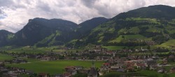 Archiv Foto Webcam Blick von Bichl auf Mayrhofen 13:00