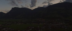 Archiv Foto Webcam Blick von Bichl auf Mayrhofen 21:00