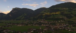 Archiv Foto Webcam Blick von Bichl auf Mayrhofen 05:00