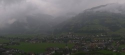 Archiv Foto Webcam Blick von Bichl auf Mayrhofen 13:00