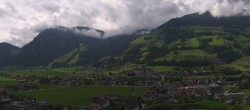 Archiv Foto Webcam Blick von Bichl auf Mayrhofen 13:00