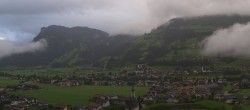 Archiv Foto Webcam Blick von Bichl auf Mayrhofen 05:00
