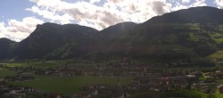Archiv Foto Webcam Blick von Bichl auf Mayrhofen 15:00