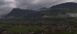 Archiv Foto Webcam Blick von Bichl auf Mayrhofen 05:00