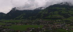 Archiv Foto Webcam Blick von Bichl auf Mayrhofen 13:00