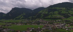 Archiv Foto Webcam Blick von Bichl auf Mayrhofen 13:00
