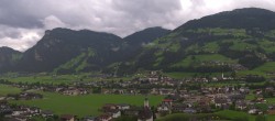 Archiv Foto Webcam Blick von Bichl auf Mayrhofen 15:00