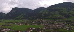 Archiv Foto Webcam Blick von Bichl auf Mayrhofen 19:00