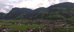 Archiv Foto Webcam Blick von Bichl auf Mayrhofen 19:00