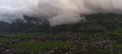 Archiv Foto Webcam Blick von Bichl auf Mayrhofen 19:00