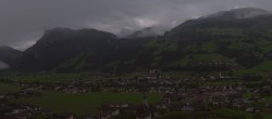 Archiv Foto Webcam Blick von Bichl auf Mayrhofen 05:00