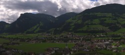 Archiv Foto Webcam Blick von Bichl auf Mayrhofen 13:00