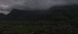 Archiv Foto Webcam Blick von Bichl auf Mayrhofen 19:00