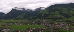 Archiv Foto Webcam Blick von Bichl auf Mayrhofen 09:00