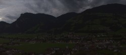 Archiv Foto Webcam Blick von Bichl auf Mayrhofen 19:00