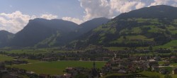 Archiv Foto Webcam Blick von Bichl auf Mayrhofen 13:00