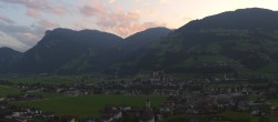 Archiv Foto Webcam Blick von Bichl auf Mayrhofen 19:00