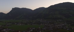 Archiv Foto Webcam Blick von Bichl auf Mayrhofen 19:00
