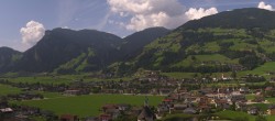 Archiv Foto Webcam Blick von Bichl auf Mayrhofen 11:00