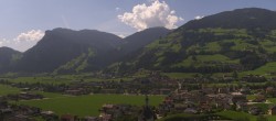 Archiv Foto Webcam Blick von Bichl auf Mayrhofen 13:00