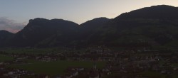 Archiv Foto Webcam Blick von Bichl auf Mayrhofen 19:00