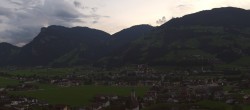Archiv Foto Webcam Blick von Bichl auf Mayrhofen 19:00