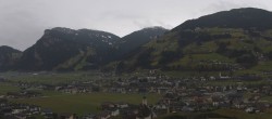 Archiv Foto Webcam Blick von Bichl auf Mayrhofen 09:00