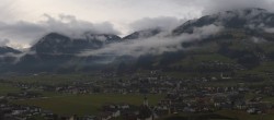 Archiv Foto Webcam Blick von Bichl auf Mayrhofen 08:00