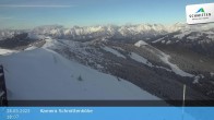 Archiv Foto Webcam Blick vom Gipfel der Schmittenhöhe 18:00
