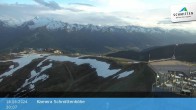 Archiv Foto Webcam Blick vom Gipfel der Schmittenhöhe 19:00