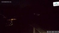 Archiv Foto Webcam Blick vom Gipfel der Schmittenhöhe 03:00
