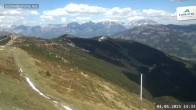 Archiv Foto Webcam Blick vom Gipfel der Schmittenhöhe 13:00
