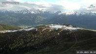 Archiv Foto Webcam Blick vom Gipfel der Schmittenhöhe 17:00