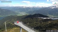 Archiv Foto Webcam Blick vom Gipfel der Schmittenhöhe 15:00