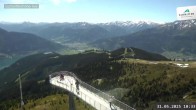 Archiv Foto Webcam Blick vom Gipfel der Schmittenhöhe 09:00