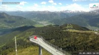 Archiv Foto Webcam Blick vom Gipfel der Schmittenhöhe 15:00