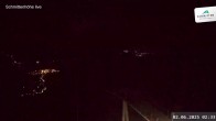 Archiv Foto Webcam Blick vom Gipfel der Schmittenhöhe 01:00