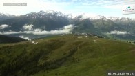 Archiv Foto Webcam Blick vom Gipfel der Schmittenhöhe 07:00
