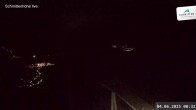 Archiv Foto Webcam Blick vom Gipfel der Schmittenhöhe 23:00